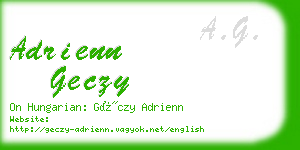 adrienn geczy business card